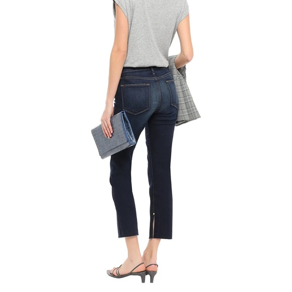 Frame Denim Le High Straight Cropped Fort Fellah - Picture 13 of 16